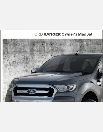 ford ranger 2016 owners manual